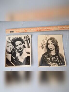 Vintage Hollywood Photo Lot Linda Darnell Leatrice Joy Donald Biddle Keyes 8x10